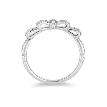 Wedding Band Ring, Round Cut Diamond 14K White Gold Finish Band